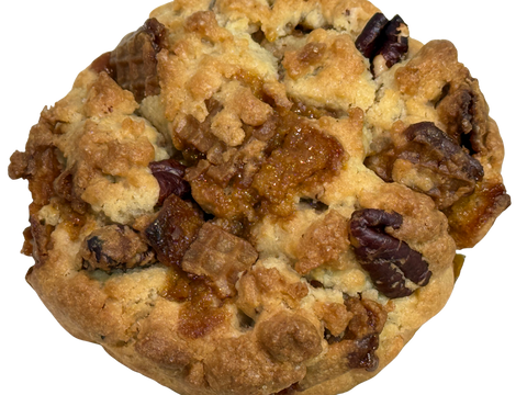 Caramel Waffle & Pecan-nut Cookie